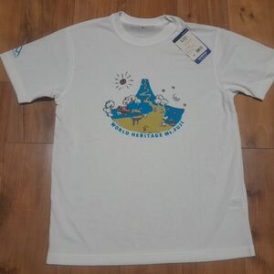 NWT Montbell Wotld Heritage Mount Fuji Men's Wickron T-shirt Size Medium